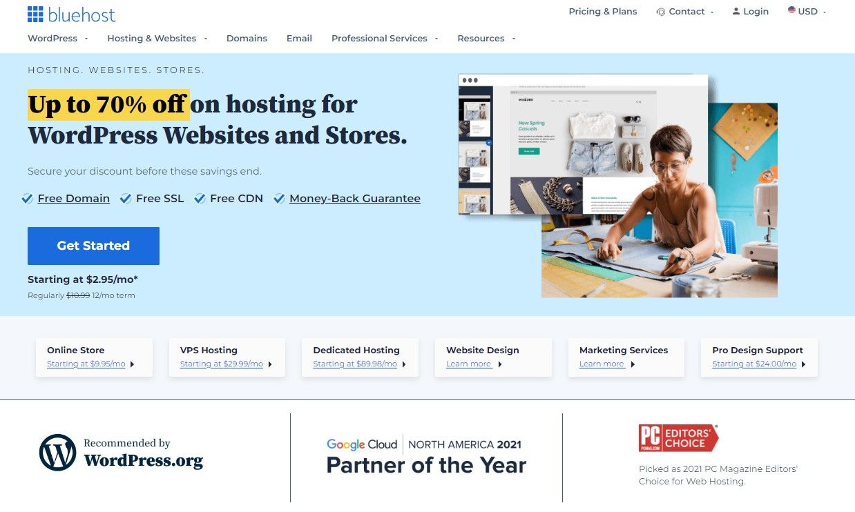 Bluehost là một trong những nhà cung cấp dịch vụ web hosting hàng đầu trên thế giới