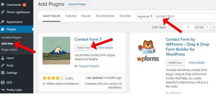 Cách cài đặt Plugin miễn phí trên WordPress