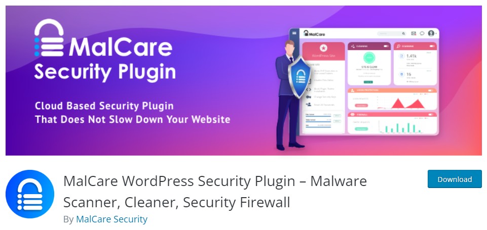 MalCare Security là một Plugin WordPress bảo mật khác được sử dụng rộng rãi